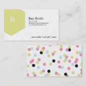 Hex Confetti - Citron Visitekaartje (Voorkant / Achterkant)