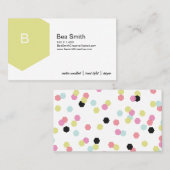 Hex Confetti - Citron Visitekaartje (Voorkant / Achterkant)