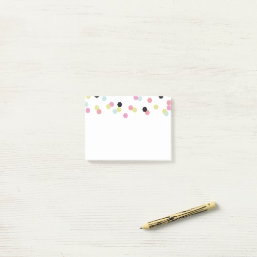 Hex Confetti - Post it Notes (Op bureau)