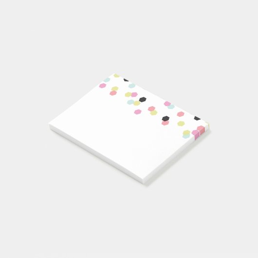 Hex Confetti - Post it Notes (Schuin)