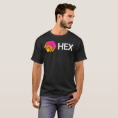 HEX Crypto Hexagon Logo Classic T-Shirt (Voorkant volledig)