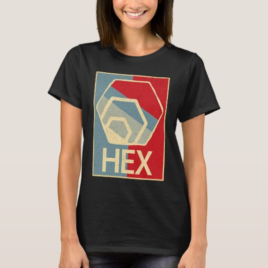 HEX Crypto van Richard Heart HEX Investing & Tradi T-shirt (Voorkant)