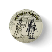 Hex de patriarchaat leuke feminisme button badge