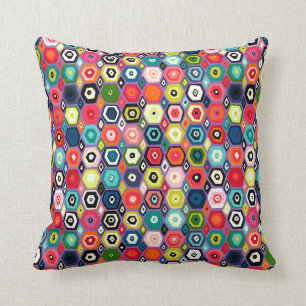 hex-diamant paars kussen