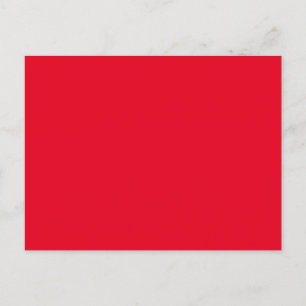 Hex E6001D, Bean Red Aankondigingskaart