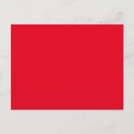 Hex E6001D, Bean Red Aankondigingskaart (Voorkant)