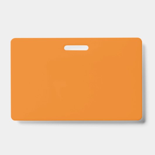 Hex #F17F17, Donkere zalm Badge (Voorzijde)