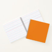 Hex #F17F17 Spiral Notitieboek (Binnen)