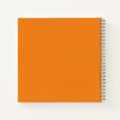 Hex #F17F17 Spiral Notitieboek (Achterkant)