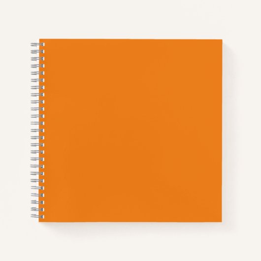 Hex #F17F17 Spiral Notitieboek (Voorkant)
