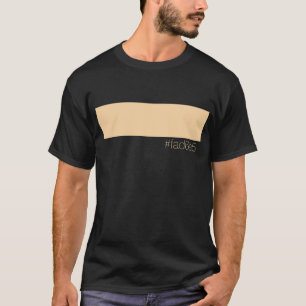 Hex FAD6A5 Warme Bleke Oranje Perzik Minimalistisc T-shirt