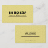 Hex | Geel Visitekaartje (Voorkant / Achterkant)