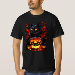 Hex, het Halloween zwarte kat T-shirt