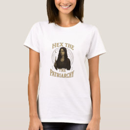 Hex het Patriarchaat – Wiccaanse Heks Illustratie T-shirt