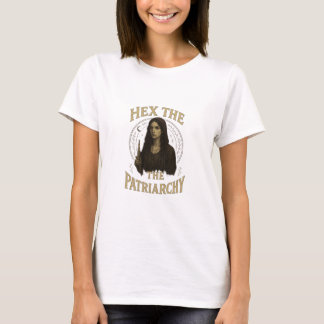 Hex het Patriarchaat – Wiccaanse Heks Illustratie T-shirt