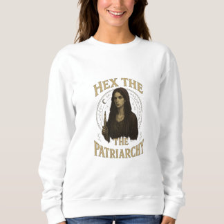 Hex het Patriarchaat – Wiccaanse Heks Illustratie Trui