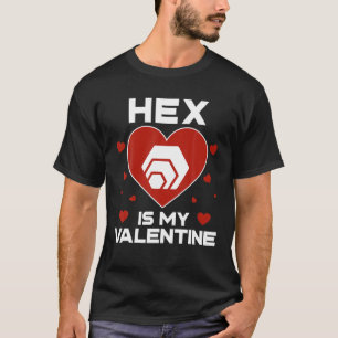HEX is mijn Valentijn-munt naar het motorencrypto- T-shirt