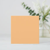 Hex Kleur #FABA77, Brandy Feestdagenkaart (Staand voorkant)