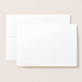 Hex Kleur #FABA77, Brandy Folie Kaarten (Met envelop)