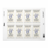 Hex Label Bijen en Lavendel HONEY Label (Full Sheet)