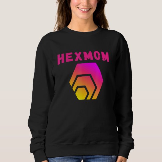 Hex mam Dit meisje houdt van hex-hodl-hex-cryptomu Trui (Voorkant)