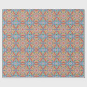 Hex Mandala Regenboog Cadeaupapier (Vlak)