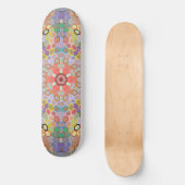 Hex Mandala Regenboog Persoonlijk Skateboard (Voorkant)