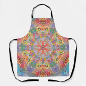 Hex Mandala Regenboog Schort (Voorkant)
