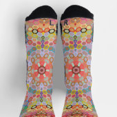 Hex Mandala Regenboog Sokken (Top)