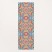 Hex Mandala Regenboog Yogamat (Voorkant)