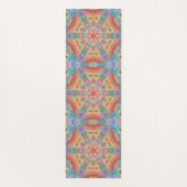 Hex Mandala Regenboog Yogamat (Achterkant)