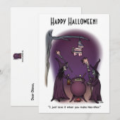 Hex Mex Halloween Vakantie Kaart (Voorkant / Achterkant)