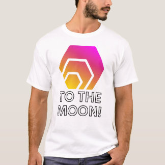 Hex naar de maan Crypto hex Altcoin T-shirt