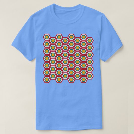 Hex-patroon 2 t-shirt (Design voorkant)