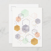 Hex Scatter Briefkaart (Voorkant / Achterkant)