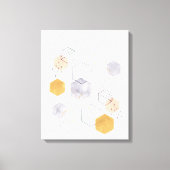 Hex Scatter Canvas Afdruk (Voorkant)