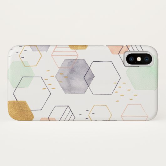 Hex Scatter Case-Mate iPhone Case (Achterkant (horizontaal))
