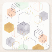 Hex Scatter Kartonnen Onderzetters (Voorkant)