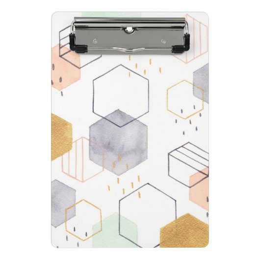 Hex Scatter Mini Klembord (Voorkant)