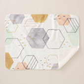 Hex Scatter Sherpa Deken (Voorkant (horizontaal))