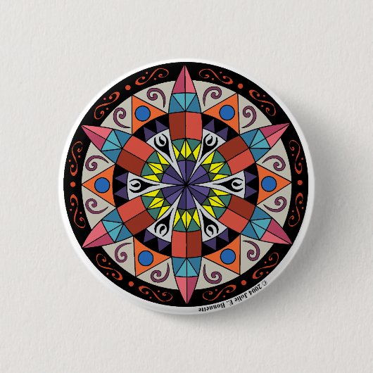 Hex Sign 1 Button (Voorkant)