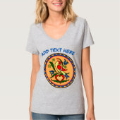 Hex Sign Dutch Bird T-shirt (Voorkant)