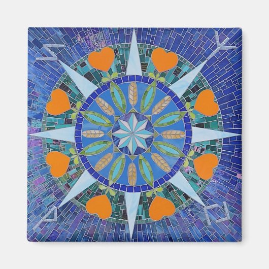 Hex Sign for Abundance Magneet (Voorkant)