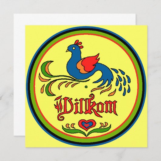 Hex Sign Welcome Bird (Voorkant / Achterkant)