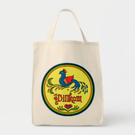 Hex Sign Welcome Bird Grote Tote Bag