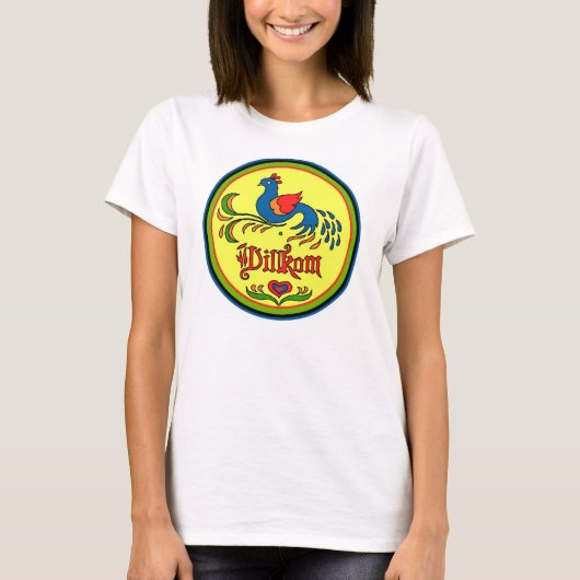 Hex Sign Welcome Bird T-shirt (Voorkant)