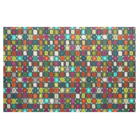 hex-stripjet stof (Fat Quarter)
