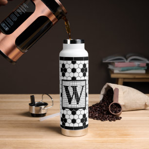 Hex Tegel Afdrukmonogram reismuis Waterfles