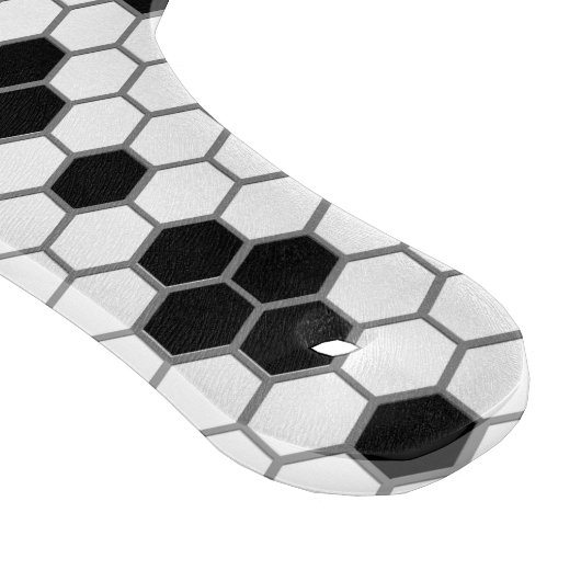 Hex Tegel Afdrukmonogram snijbord Snijplank (Hoek)