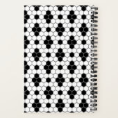 Hex Tegel Print Monogram Bullet Journal Notitieboe Notitieboek (Achterkant)